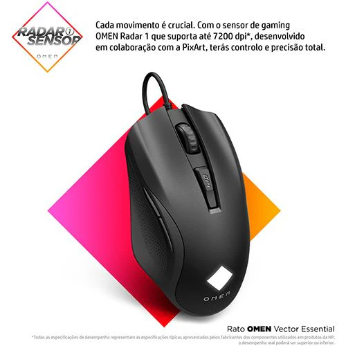 Rato Gaming HP OMEN Vector Essential - Preto - Image 8