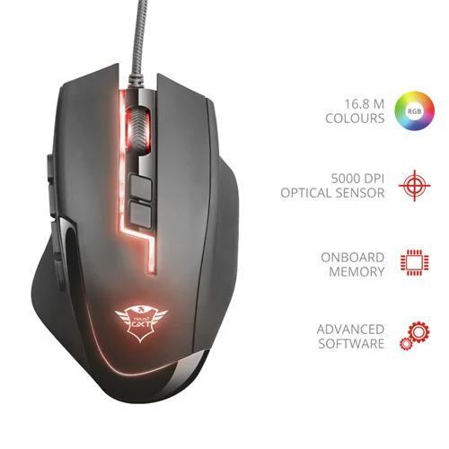 Rato Gaming Trust GXT 164 Sikanda 5000DPI Preto - Image 8