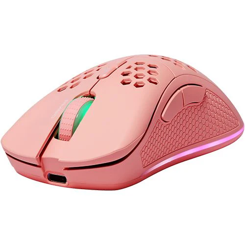 Rato Gaming Wireless Deltaco PM80 - Rosa - Image 4