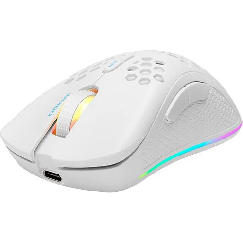 Rato Gaming Wireless Deltaco WM80 - Branco - Image 4