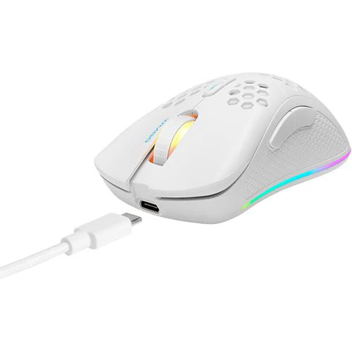 Rato Gaming Wireless Deltaco WM80 - Branco - Image 5