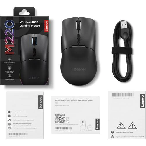 Rato Gaming Wireless Lenovo Legion M220 RGB - Preto - Image 6
