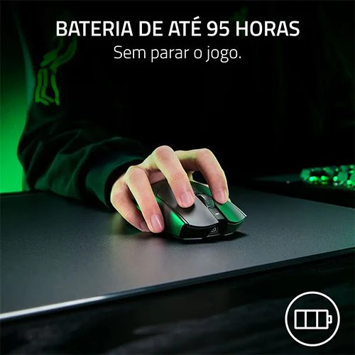 Rato Gaming Wireless Razer Viper V3 Pro SE - Preto - Image 6