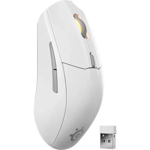 Rato Gaming Wireless Steelseries Rival 3 - Gen 2 - Branco - Image 3