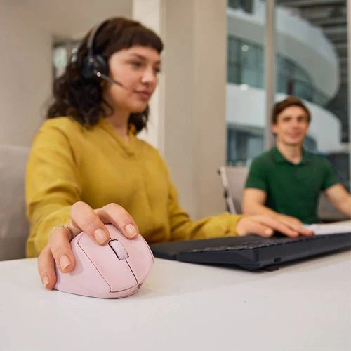 Rato HP Tilt Ergonomic Mouse 720M Wireless/Bluetooth - Rosa - Image 8
