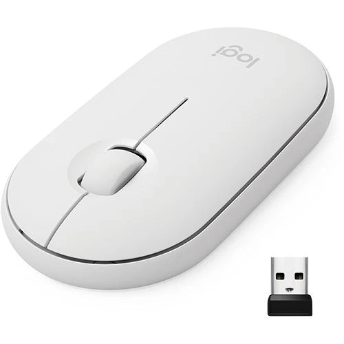 Rato Wireless Logitech Pebble M350 - Branco - Image 2