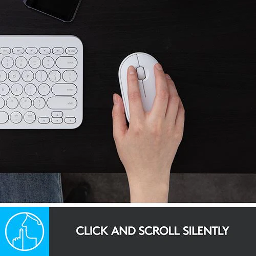 Rato Wireless Logitech Pebble M350 - Branco - Image 4