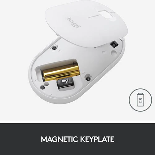 Rato Wireless Logitech Pebble M350 - Branco - Image 8