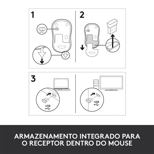 Logitech Rato Wireless M185 (Cinzento) - Image 10