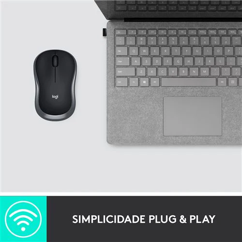 Logitech Rato Wireless M185 (Cinzento) - Image 8