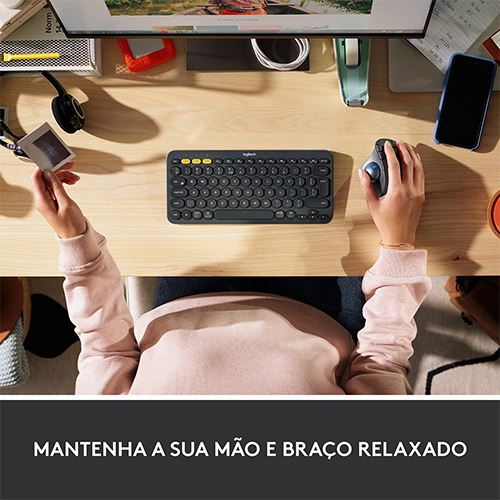 Rato Wireless Logitech Ergo M575S Trackball - Preto Grafite - Image 4