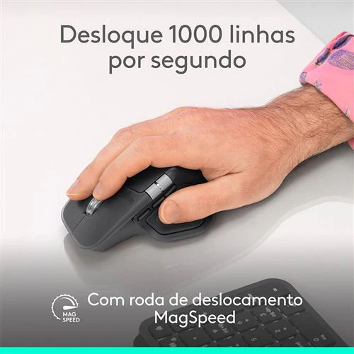 Rato Wireless Logitech MX Master 4 - Offwhite - Image 12