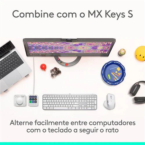 Rato Wireless Logitech MX Master 4 - Offwhite - Image 15