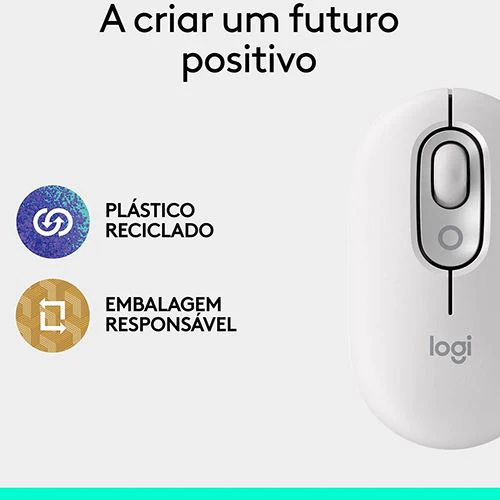 Rato Wireless Logitech Pop - Branco - Image 11
