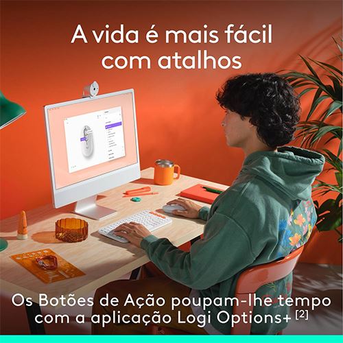 Rato Wireless Logitech Pop - Branco - Image 4