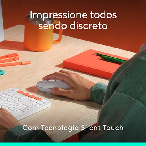 Rato Wireless Logitech Pop - Branco - Image 5
