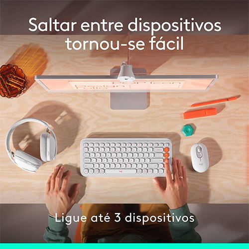 Rato Wireless Logitech Pop - Branco - Image 8