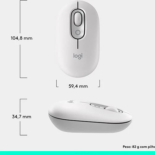 Rato Wireless Logitech Pop - Branco - Image 9