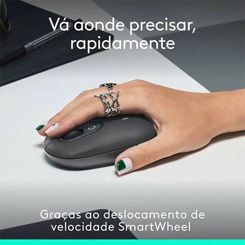 Rato Wireless Logitech Pop - Preto Grafite - Image 3