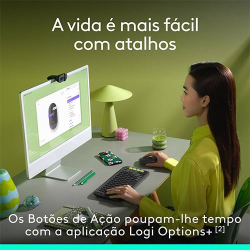 Rato Wireless Logitech Pop - Preto Grafite - Image 4