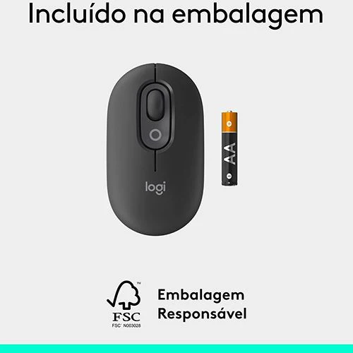 Rato Wireless Logitech Pop - Preto Grafite - Image 8