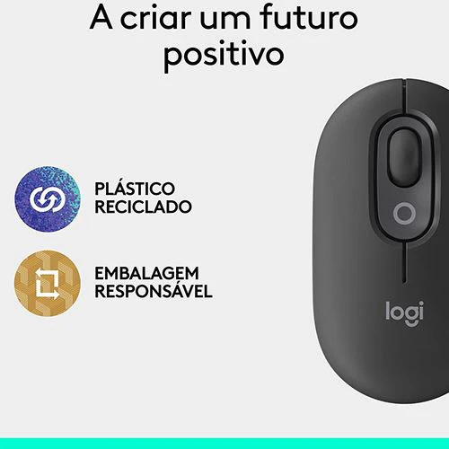 Rato Wireless Logitech Pop - Preto Grafite - Image 9