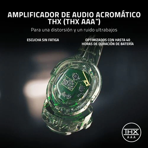 Auscultadores Gaming Wireless Razer Barracuda Pro - Preto - Image 6