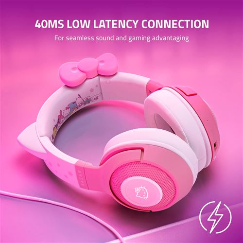 Auscultadores Gaming Bluetooth Razer Kraken - Hello Kitty & Friends Edition - Image 4