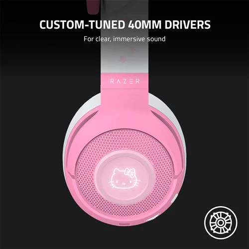 Auscultadores Gaming Bluetooth Razer Kraken - Hello Kitty & Friends Edition - Image 5