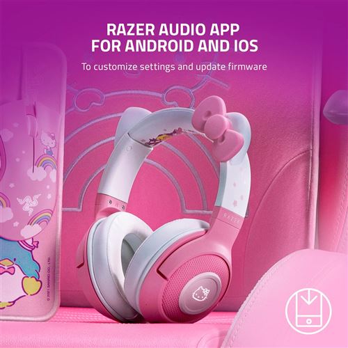 Auscultadores Gaming Bluetooth Razer Kraken - Hello Kitty & Friends Edition - Image 7