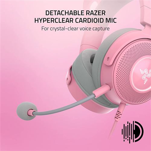 Auscultadores Gaming Razer Kraken Kitty V2 Pro - Quartz - Image 4