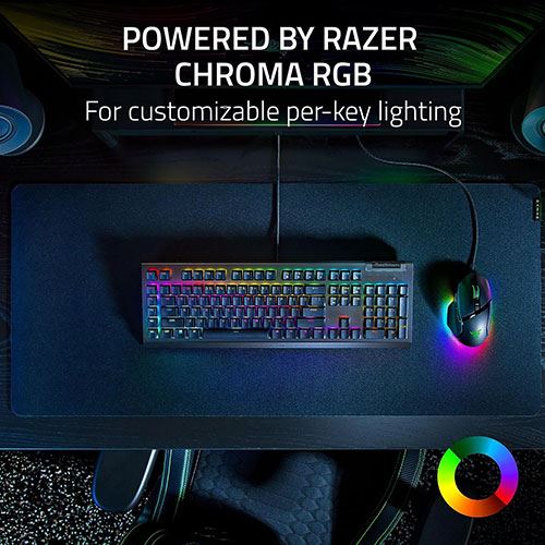 Teclado Gaming Razer Blackwidow V4 X RGB - Layout US - Green Switch - Image 5
