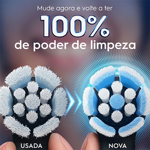 Recargas para Escovas de Dentes Elétrica Oral-B iO Gentle Care - Preto - 3 Unidades - Image 4