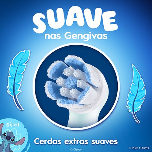 Recargas para Escovas de Dentes Elétrica Oral-B iO Kids 6+ Stitch - 4 Unidades - Image 4