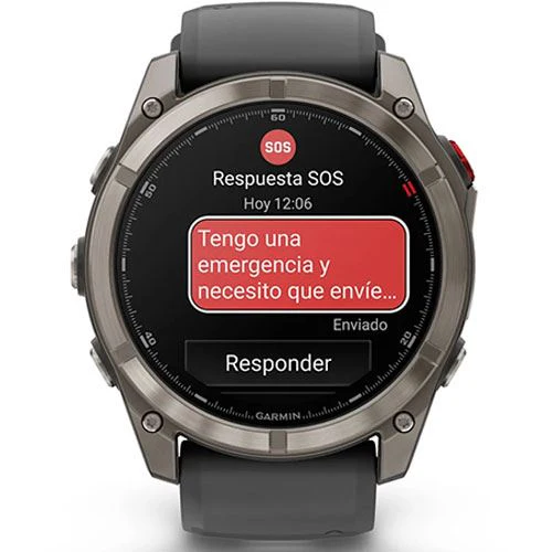 Relógio Desportivo Garmin Fénix 8 Pro - 51mm - Titânio | Bracelete Silicone Preta - Image 2