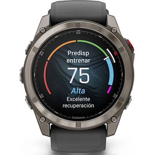 Relógio Desportivo Garmin Fénix 8 Pro - 51mm - Titânio | Bracelete Silicone Preta - Image 6