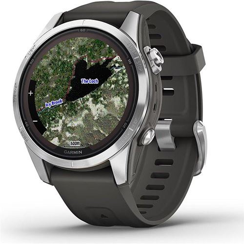 Relógio Desportivo Garmin Fénix 7S Pro Solar - Prateado | Grafite - Image 3