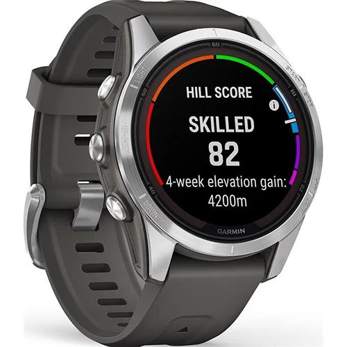 Relógio Desportivo Garmin Fénix 7S Pro Solar - Prateado | Grafite - Image 7