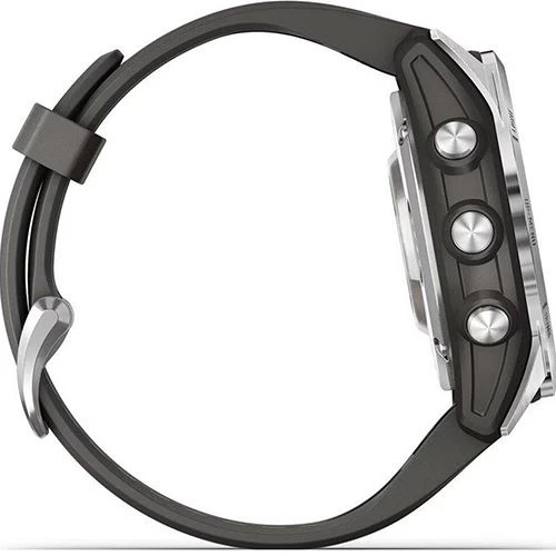 Relógio Desportivo Garmin Fénix 7S Pro Solar - Prateado | Grafite - Image 9