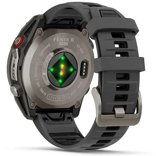 Relógio Desportivo Garmin Fénix 8 Pro - 47mm - Titânio | Bracelete Silicone Preta - Image 10