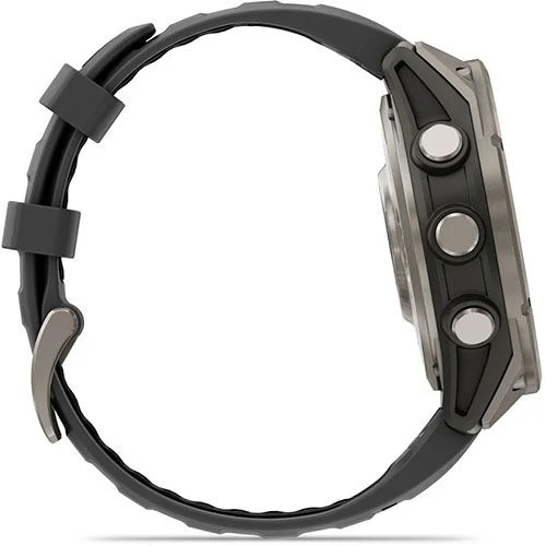 Relógio Desportivo Garmin Fénix 8 Pro - 47mm - Titânio | Bracelete Silicone Preta - Image 9