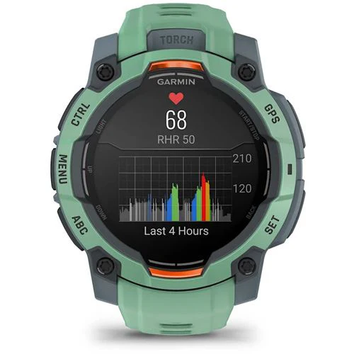 Relógio Desportivo Garmin Instinct 3 45mm AMOLED - Verde Neotropic (Edição Limitada) - Image 9