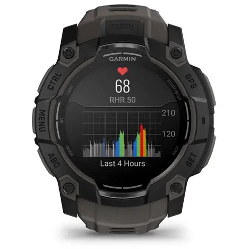 Relógio Desportivo Garmin Instinct 3 50mm AMOLED - Preto/Carvão - Image 9