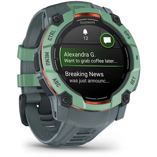 Relógio Desportivo Garmin Instinct 3 50mm AMOLED - Verde Neotropic/Crepúsculo (Edição Limitada) - Image 2