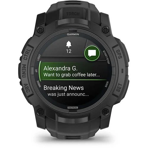 Relógio Desportivo Garmin Instinct 3 Tactical Edition 50mm AMOLED - Preto - Image 6