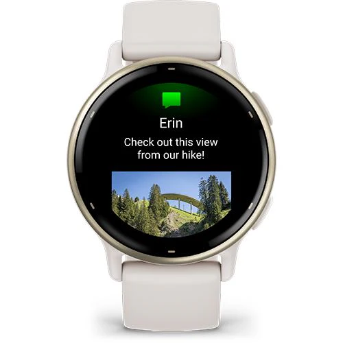 Relógio Desportivo Garmin Vivoactive 5 - Branco - Image 3