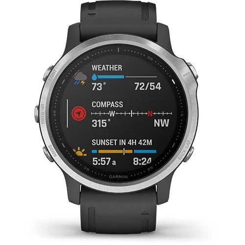 Relógio Desporto Garmin Fénix 6S 42mm - Prateado | Preto - Image 3