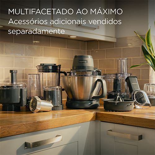 Robot de Cozinha Kenwood KHC30.050GY | 1000 W | Cinzento - Image 7