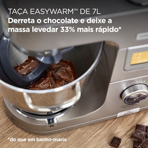 Robot de Cozinha Kenwood KWL90.124SI Titanium Chef Patissier XL - Prateado - Image 3