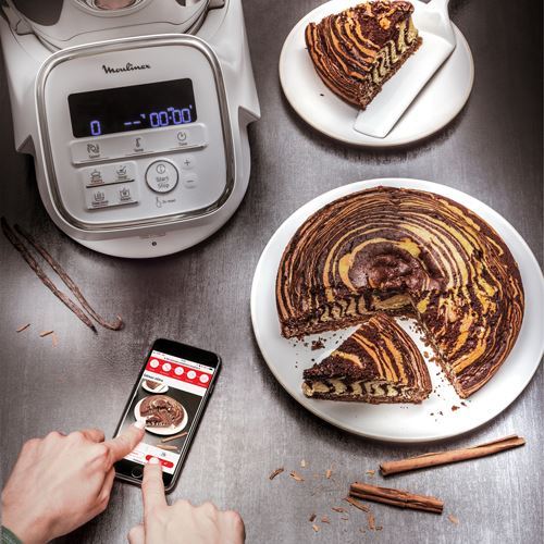 Robot de Cozinha Moulinex i-Companion XL + Cortador/Aralador - Branco Metalizado - Outlet - Grade B - Image 2
